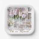 Search for christian easter plates He is risen