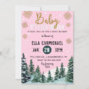 Search for bundle of joy baby shower invitations Winter wonderland