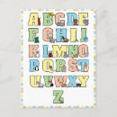 Search for alphabet letter postcards Pink