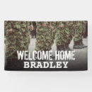Search for welcome home banners Troops