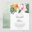 Search for hawaiian luau wedding invitations Watercolor