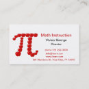 Search for geek business cards Math
