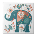 Search for blue and orange tiles Boho