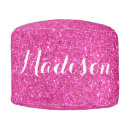 Search for hot pink poufs Monogrammed