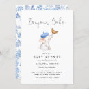 Search for french toile invitations Bonjour bebe