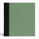 Search for sage green color binders Solid