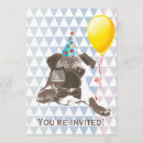 Search for pug birthday invitations Modern