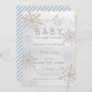 Search for snowflake baby shower invitations Glitter