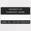 Search for property of labels Company