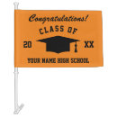 Search for graduation car flags University