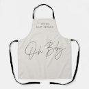 Search for baby shower aprons Elegant