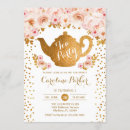 Search for tea birthday invitations Floral
