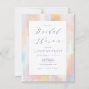 Search for pastel bridal shower invitations Watercolor