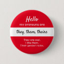 Search for they them their pronouns buttons Theirs