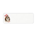 Search for shih tzu return address labels Dog