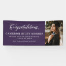 Search for purple banners Graduation party