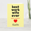 Search for funny coworkers birthday cards Cute