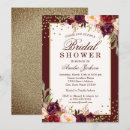 Search for burgundy bridal shower invitations Fall