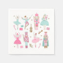 Search for ballet napkins Pink christmas