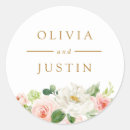 Search for flower stickers Pink and gold