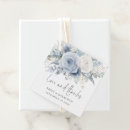 Search for dusty blue favor tags Botanical