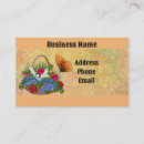 Search for basket business cards Flowers