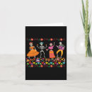 Search for mexican day of the dead cards Dancing