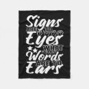 Search for sign language blankets Heart