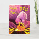 Search for 91st birthday cards Flower