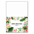 Search for tropical numbers table cards Floral