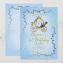 Search for cinderella blue invitations Crown