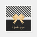 Search for black and white stripes napkins Cute