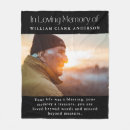 Search for in loving memory photo blankets Tribute