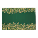 Search for green leaf placemats Antique
