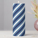 Search for navy blue and white candles Classic