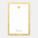 Search for gold foil post it notes Heart