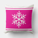Search for pink snowflake pillows White