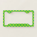 Search for lime green license plate frames Abstract