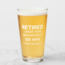 Search for retirement beer glasses Retired