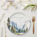 Search for national park paper plates Yosemite