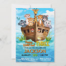 Search for noahs ark birthday invitations Jungle