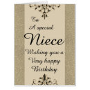 Search for special niece birthday cards Stylish