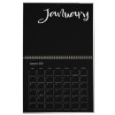 Search for black and white calendars Minimalist