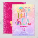 Search for unicorn 7th birthday invitations Glitter