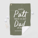 Search for funny golf towels Dad