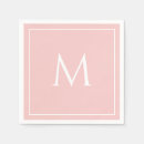 Search for monogram napkins Typography