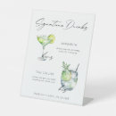 Search for wedding tabletop signs Signature drinks