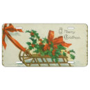 Search for merry christmas license plates Vintage