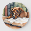Search for dachshund clocks Watercolor