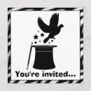 Search for magic show birthday invitations Stars